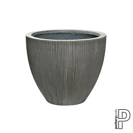 Кашпо JESSLYN Ridged Pottery Pots Нидерланды, материал файберстоун